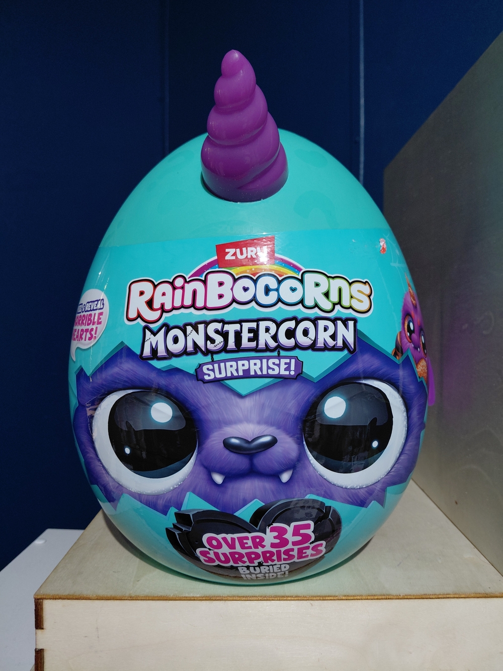 ZURU Rainbocorns Monstercorn Surprise Toy - Teal & Purple